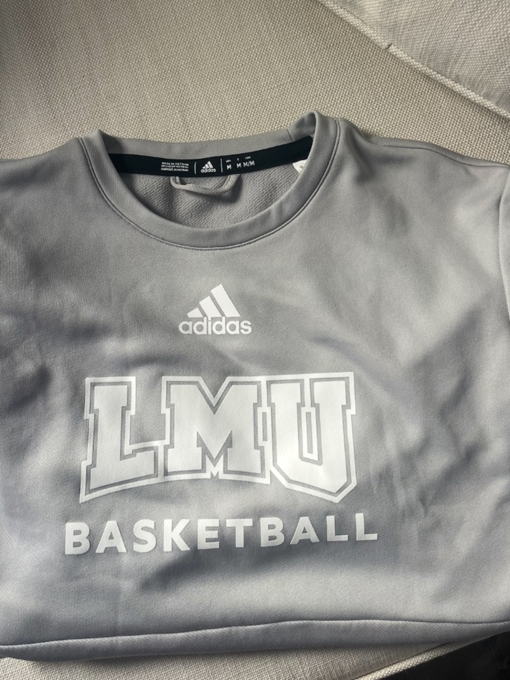 LMU Adidas Basketball Crewneck